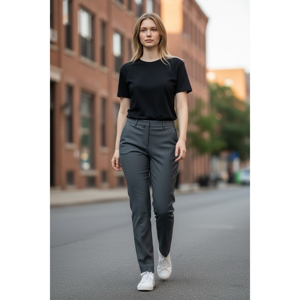 Theory Treeca 2 Continuous Wool Blend Dress Pants Women's Size 8‎